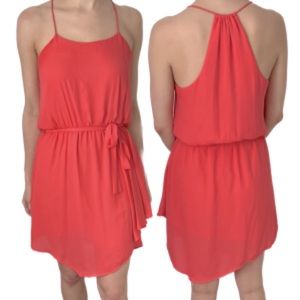 AQUA by Bloomingdale’s Pink Sun Dress